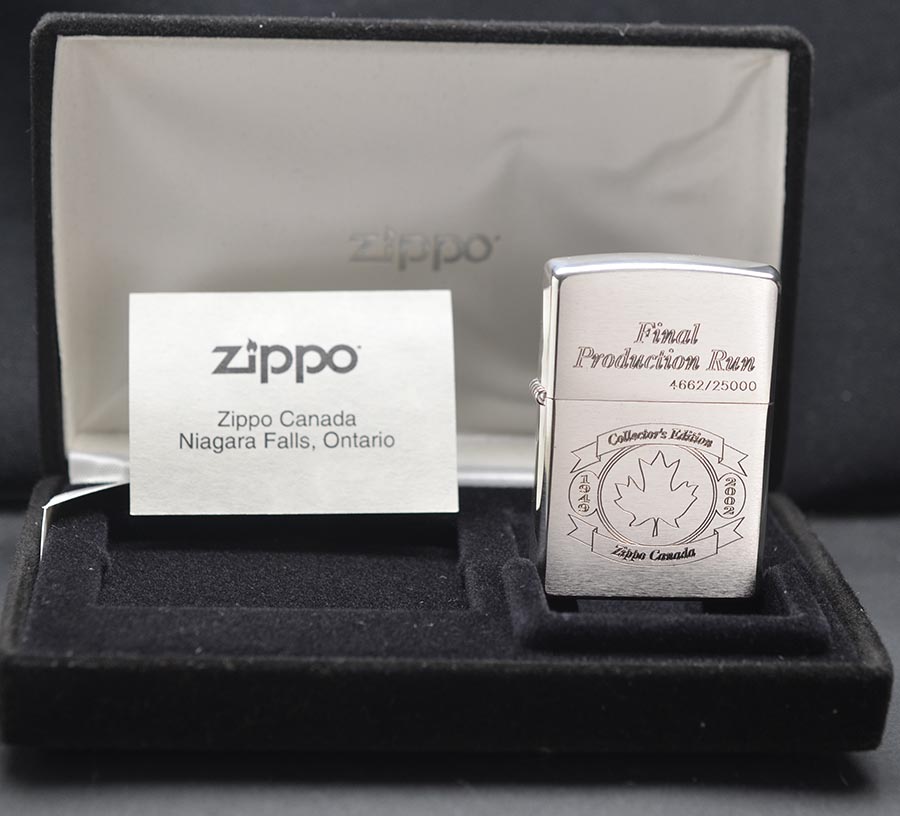 Zippo 2002 Canada mạ bạc