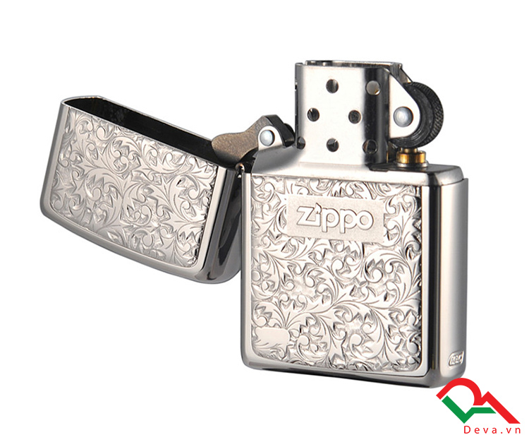 Zippo Silver Plate Titanium Coating Body