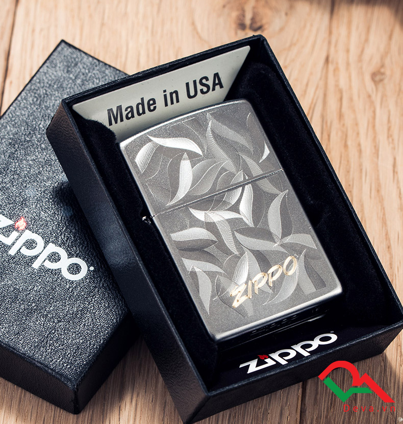 Zippo Leaf Design