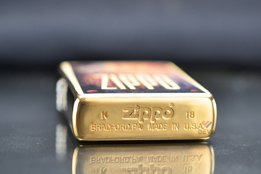 Zippo Mỹ chính hãng chủ đề mô phỏng Rusty Plate Design