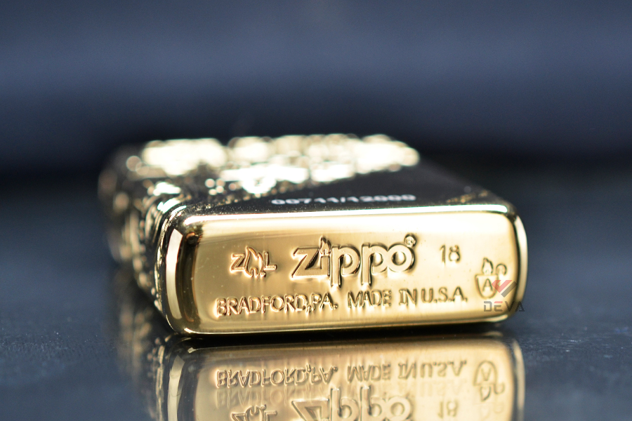 Zippo Armor 2018 Collectible mạ vàng Golden Scroll