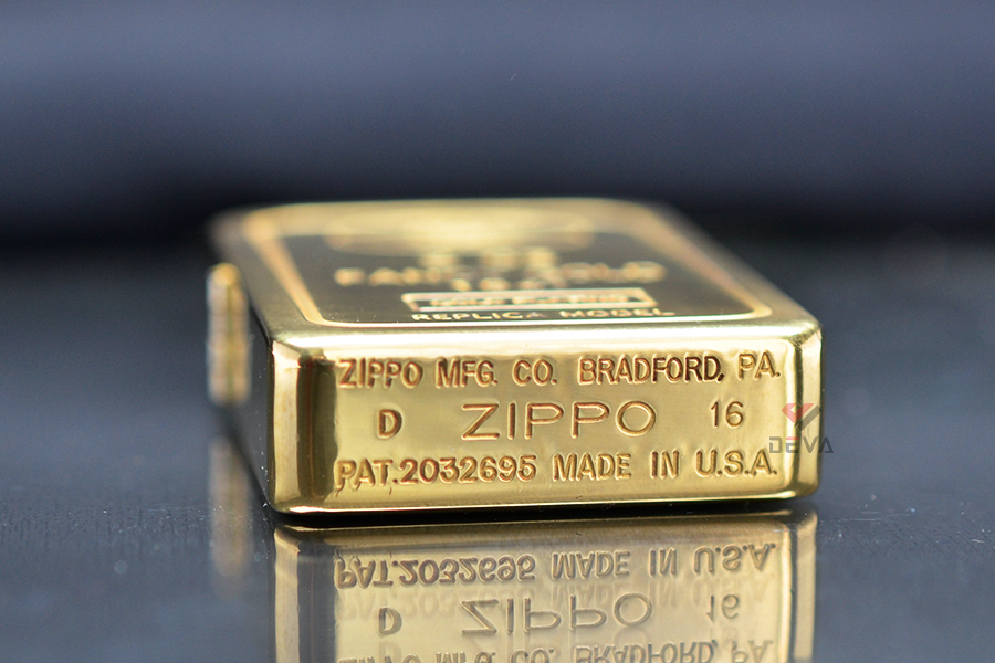 Bật lửa zippo tái bản 1941 mạ vàng Fancy Gold