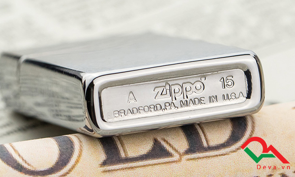 Zippo Slim bạc xước