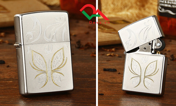 Bật lửa zippo mỹ Golden hình bướm