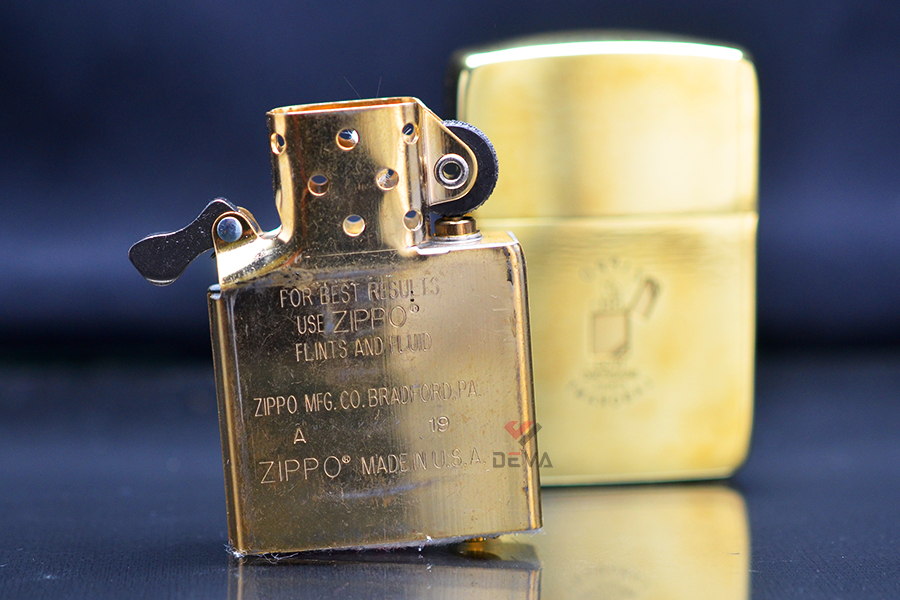Zippo Mỹ chính hãng tái bản 1941 mạ vàng 18k giới hạn