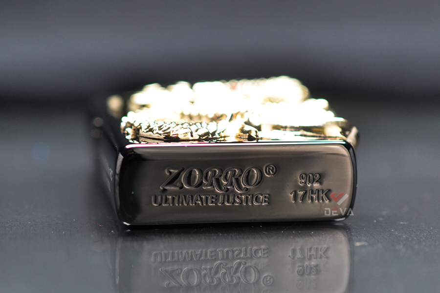Zorro Đen Bóng Ốp Nổi Rồng Vàng Ôm Ngọc Bản Giới Hạn Z91320A