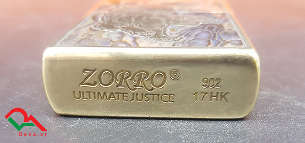 Bật xăng đá khảm trai Zorro