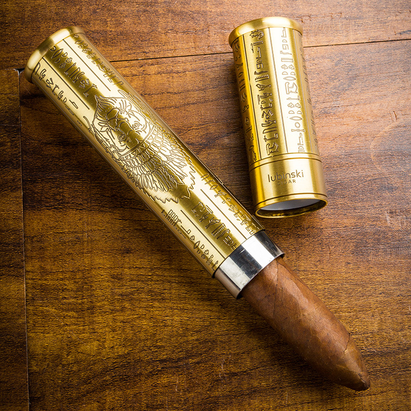 Review ống bảo quản cigar đồng YJA-70002 Lubinski