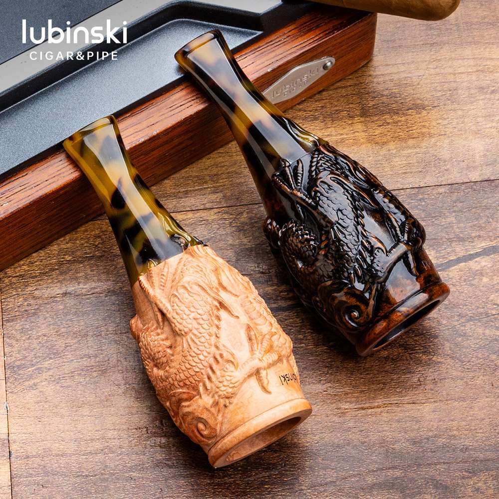 Tẩu cigar cao cấp gỗ thạch Lubinski YJA 13048