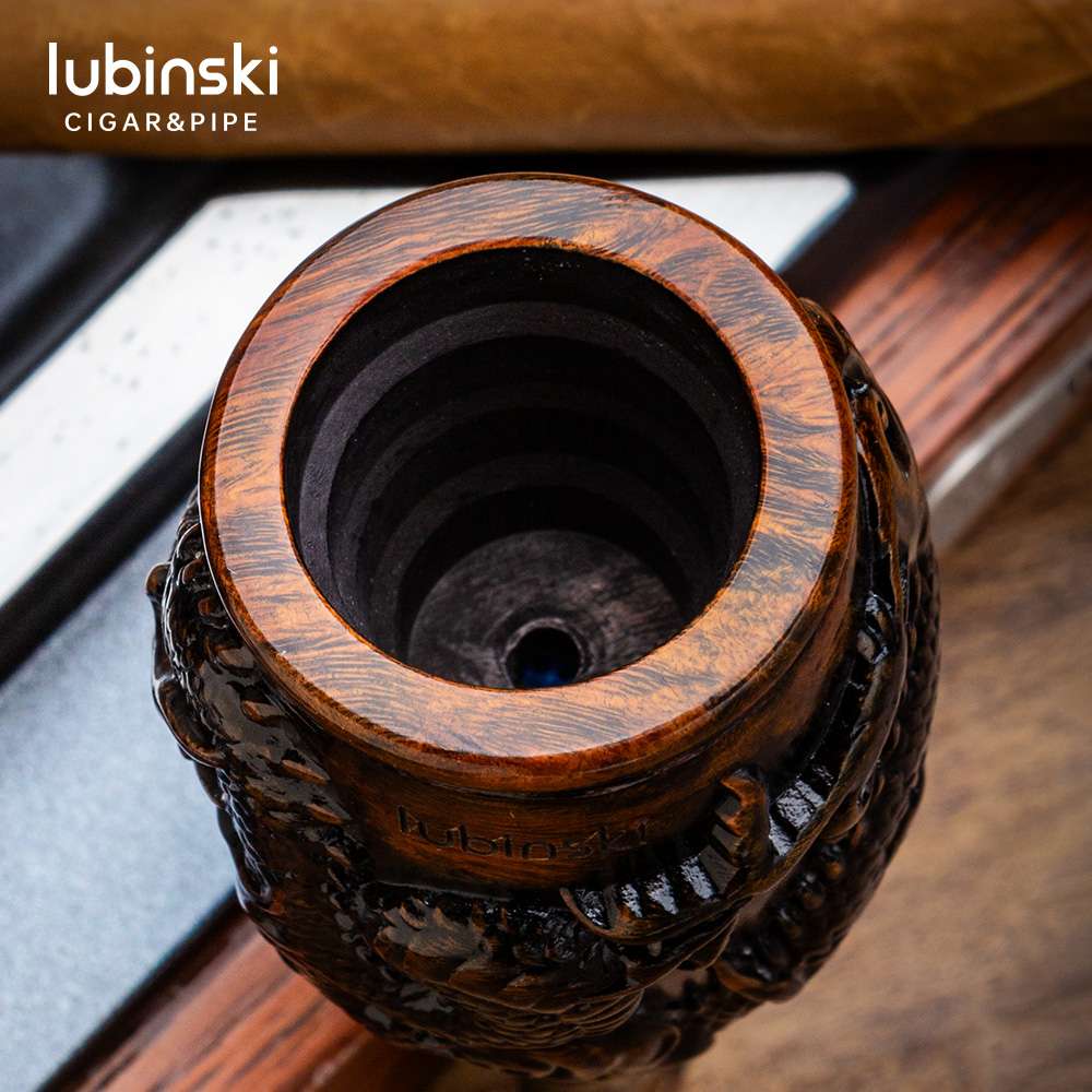 Tẩu cigar cao cấp gỗ thạch Lubinski YJA 13048