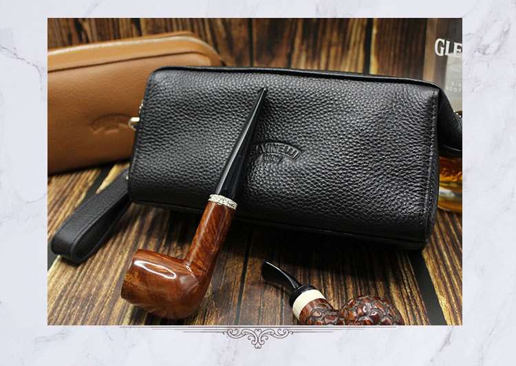Ví da thật đựng tẩu chính hãng Savinelli SV-DT