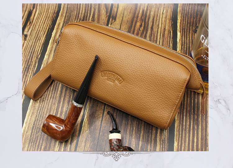 Ví da thật đựng tẩu chính hãng Savinelli SV-DT