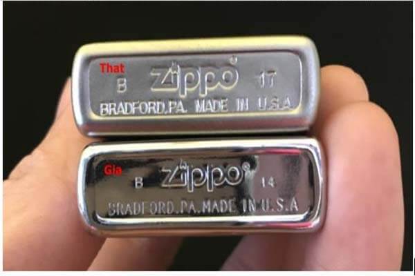 Phân biệt bật lửa Zippo thật hay giả qua từng chi tiết bộ phận