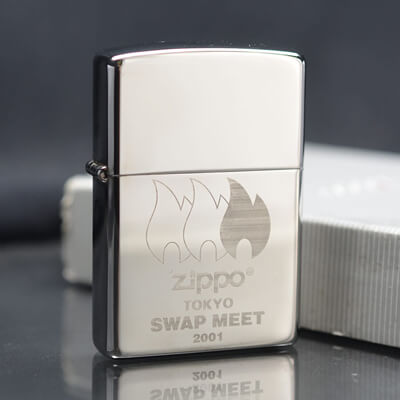 Zippo 2000 Tokyo Swap Meet Silver Plate