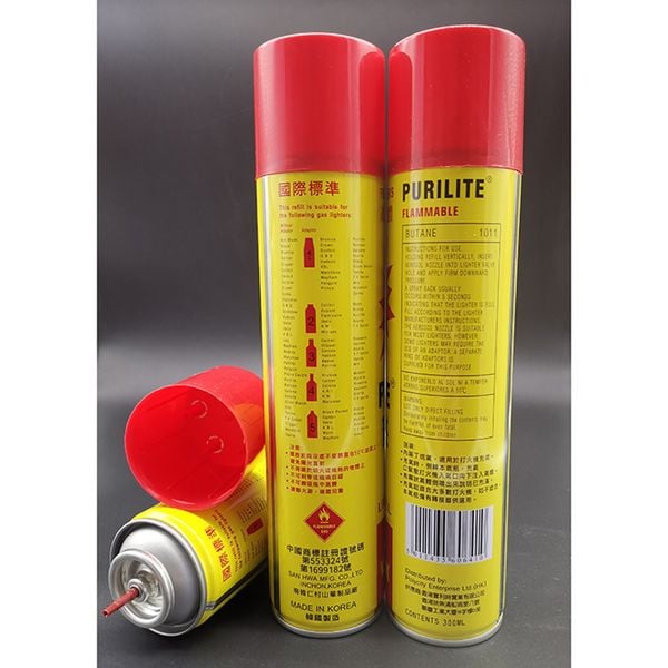 Bình Bơm Gas bật lửa Hàn Quốc 300ml