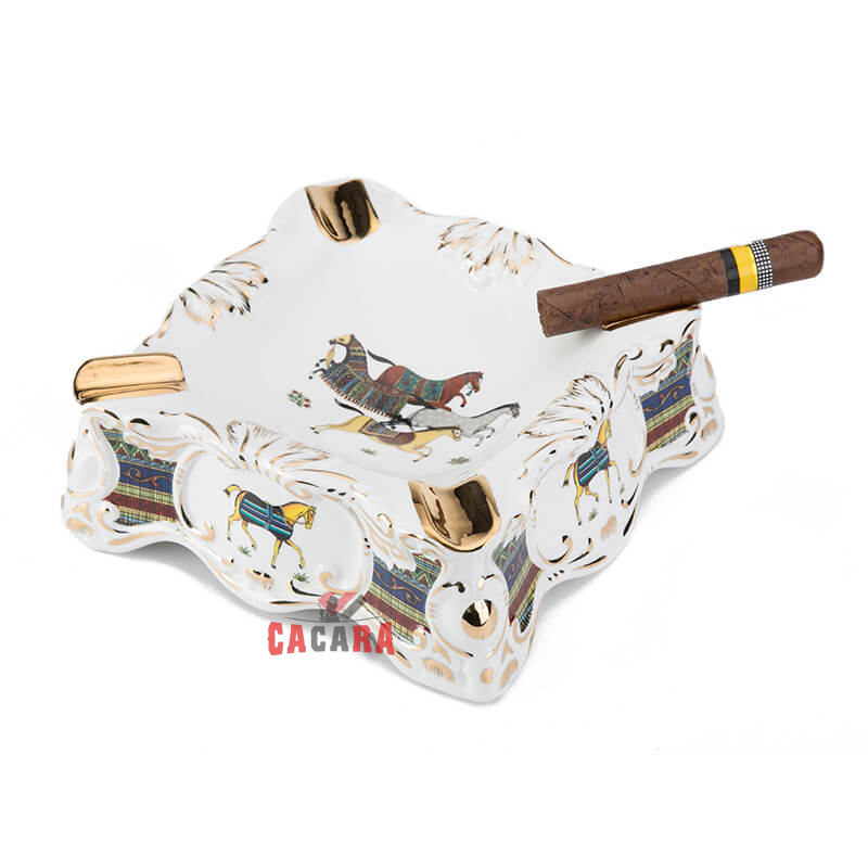Giải mã vẻ đẹp cuốn hút của gạt tàn sứ trong nghệ thuật hút cigar?