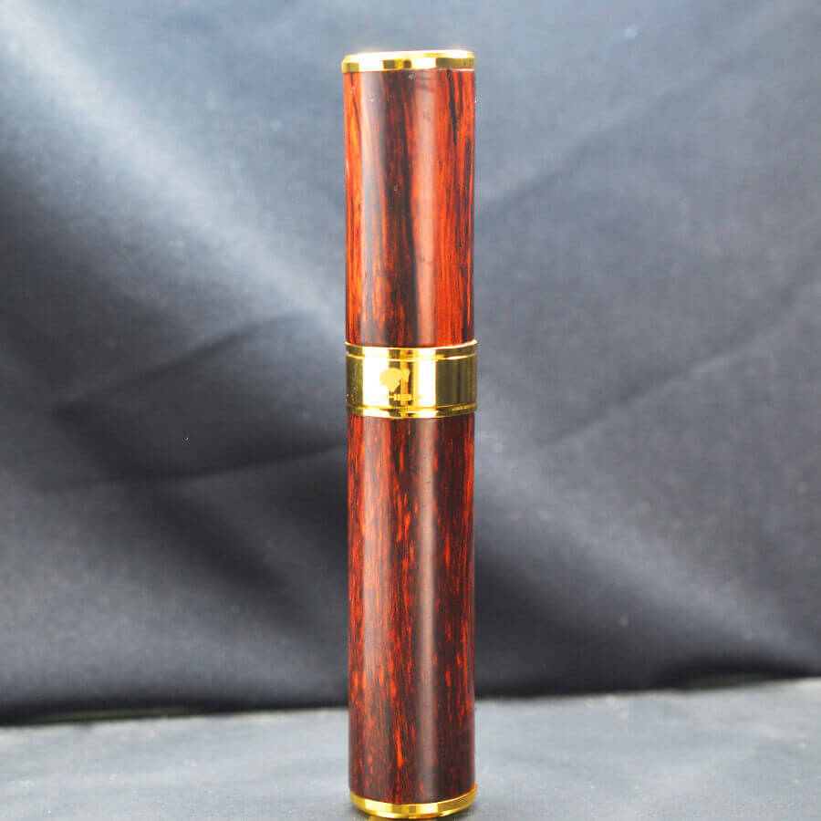 Ống đựng Cigar 1 điếu gỗ cẩm lông chuột OG01