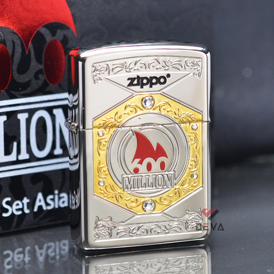Set Zippo kỷ niệm chiếc bật lửa 600 triệu bản giới hạn Asia