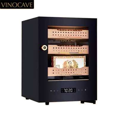 Tủ cigar Vinocave khóa vân tay cao cấp V6250