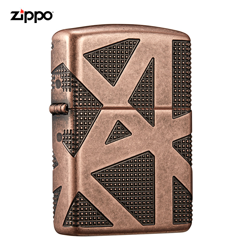 Zippo Armor Geometric 360 Design Antique
