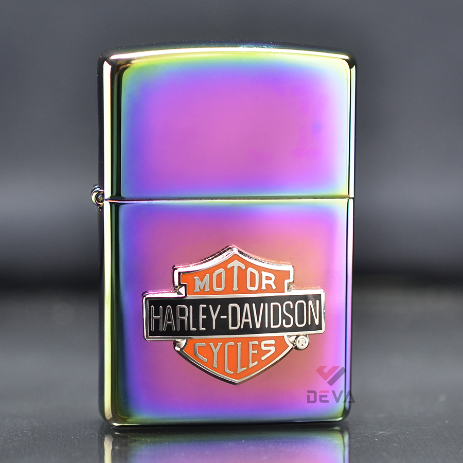 Bật lửa Zippo Emblem dán logo Harley Davidson