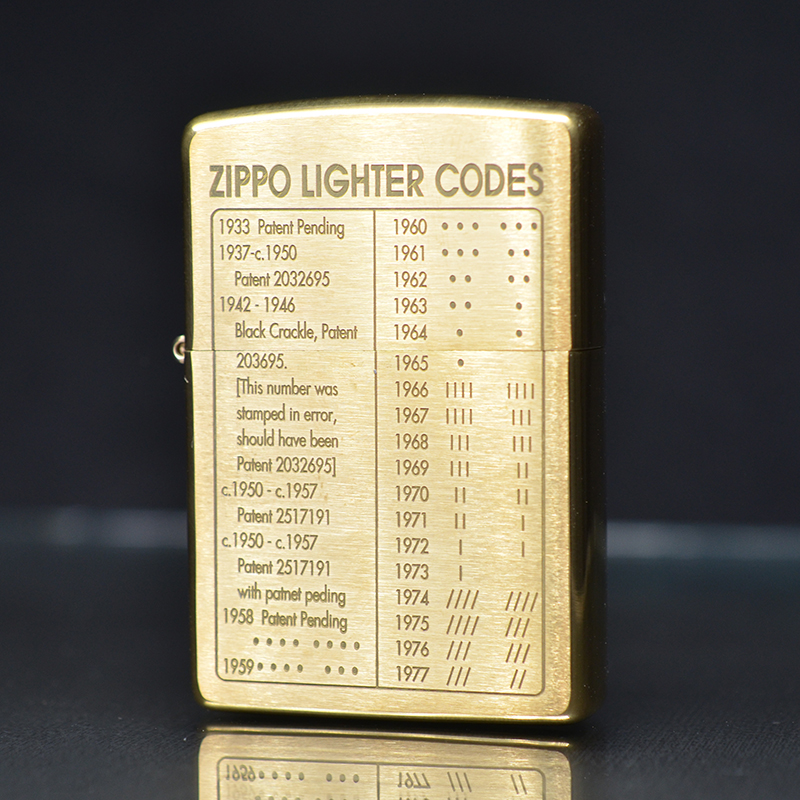 Bật lửa Zippo khắc mã code ZPK157
