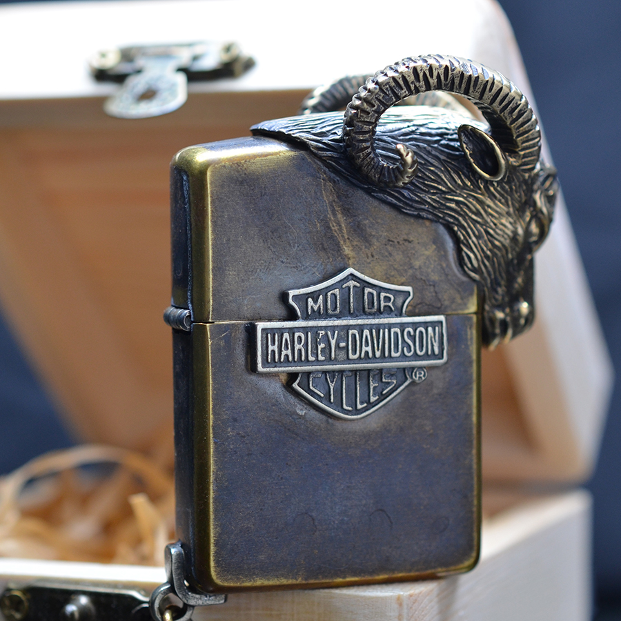 Zippo Motor Harley Davidson ốp hình